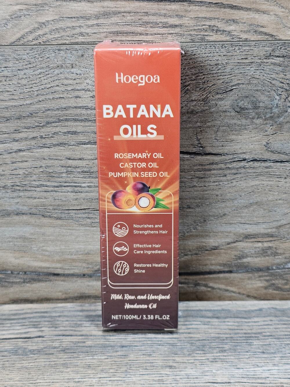 Hoegoa Batana Hair Oil Rosemary Castor Pumpkin Seed Oil 3.38 fl. oz